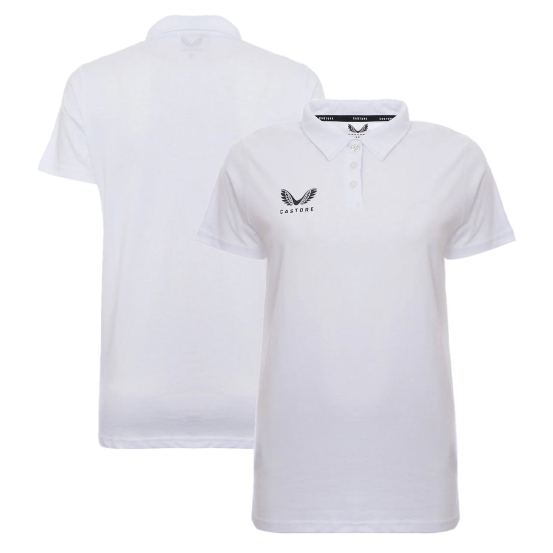 Clearance! 17x Castore Kids White Training Polo Shirts RRP £30 Only £3.00 each