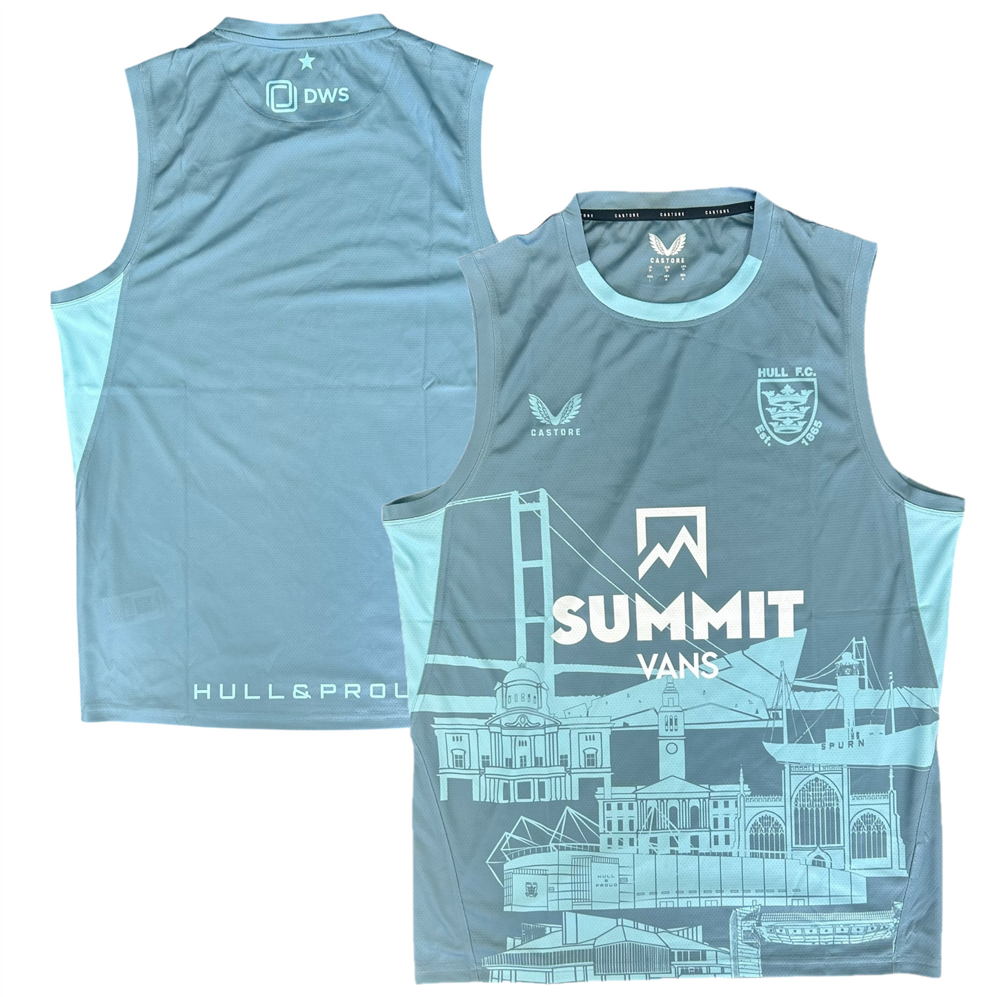 10x Hull FC Rugby Men's Castore Training Vest RRP £50 Only £10.00 each