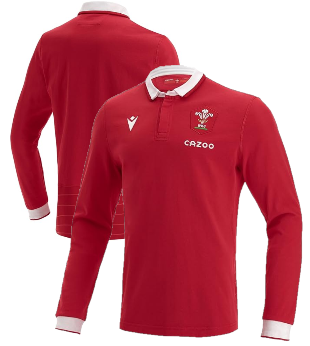 10x Wales Rugby Macron Classic Home Jersey RRP £70 Only £10.00 + VAT each