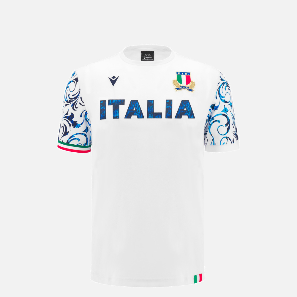 10x Italy Rugby Men's Macron Training T-Shirt RRP £40 Only £10.00 + VAT each