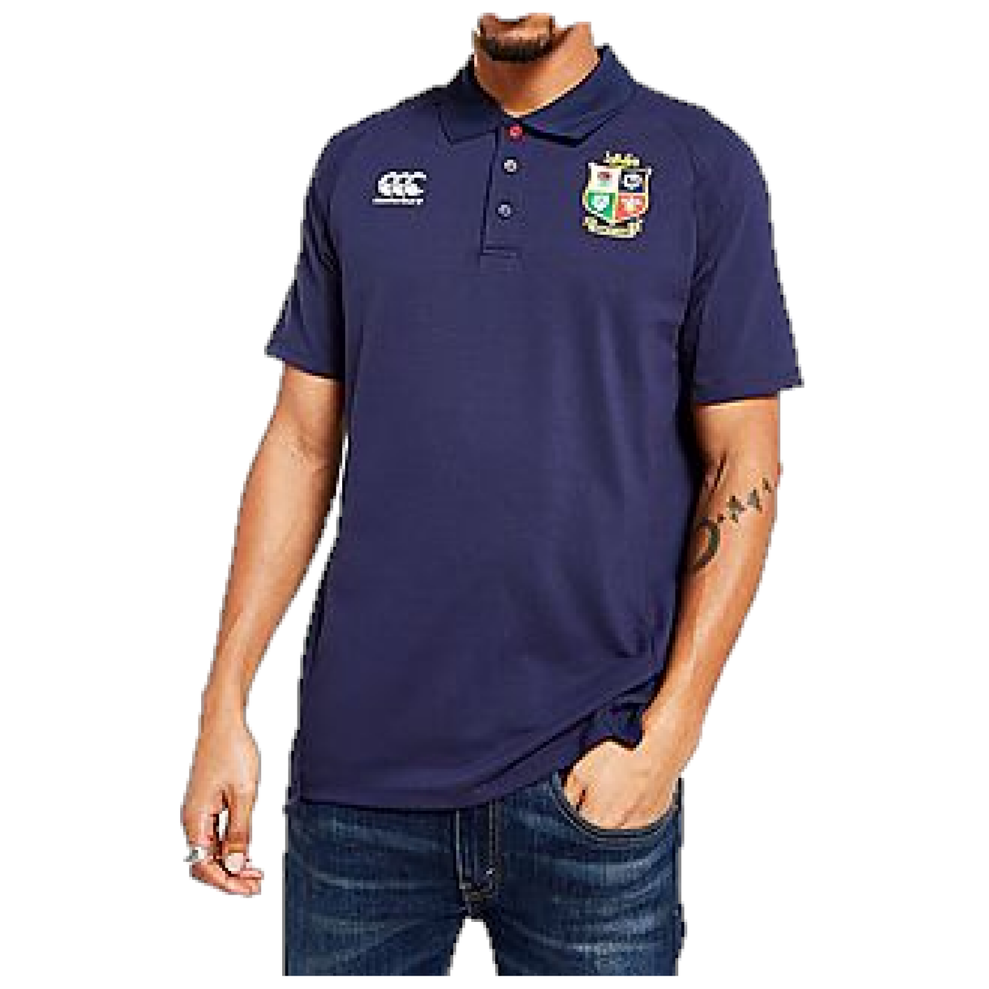 20x British Lions Rugby Men's Canterbury Polo Navy RRP £40 Only £7.00 each