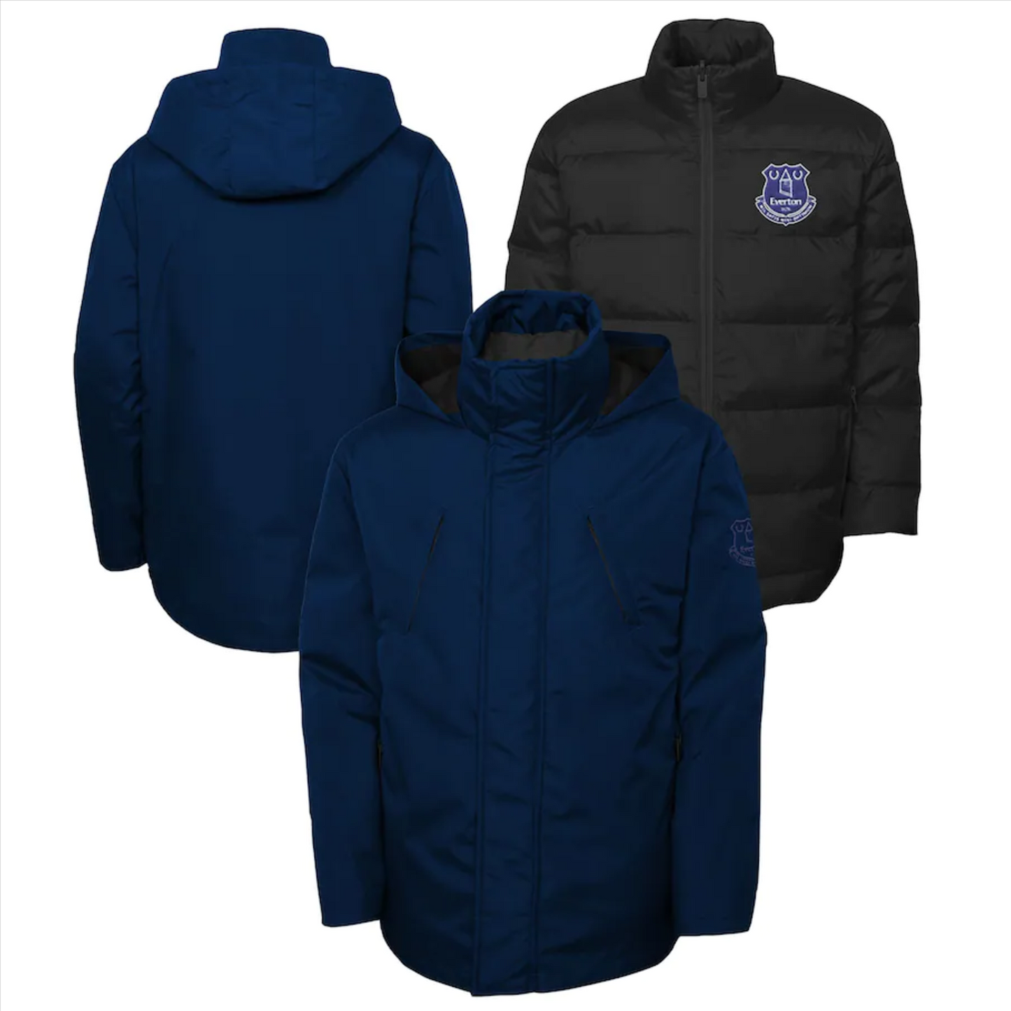 4x Everton Football Kids 3 in 1 Jacket RRP £60 Only £9.95 each