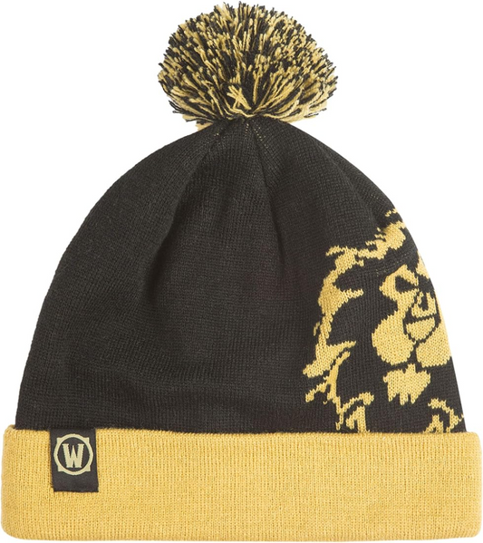 20x World of Warcraft Beanie Alliance Black/Gold RRP £25 Only £1.50 each