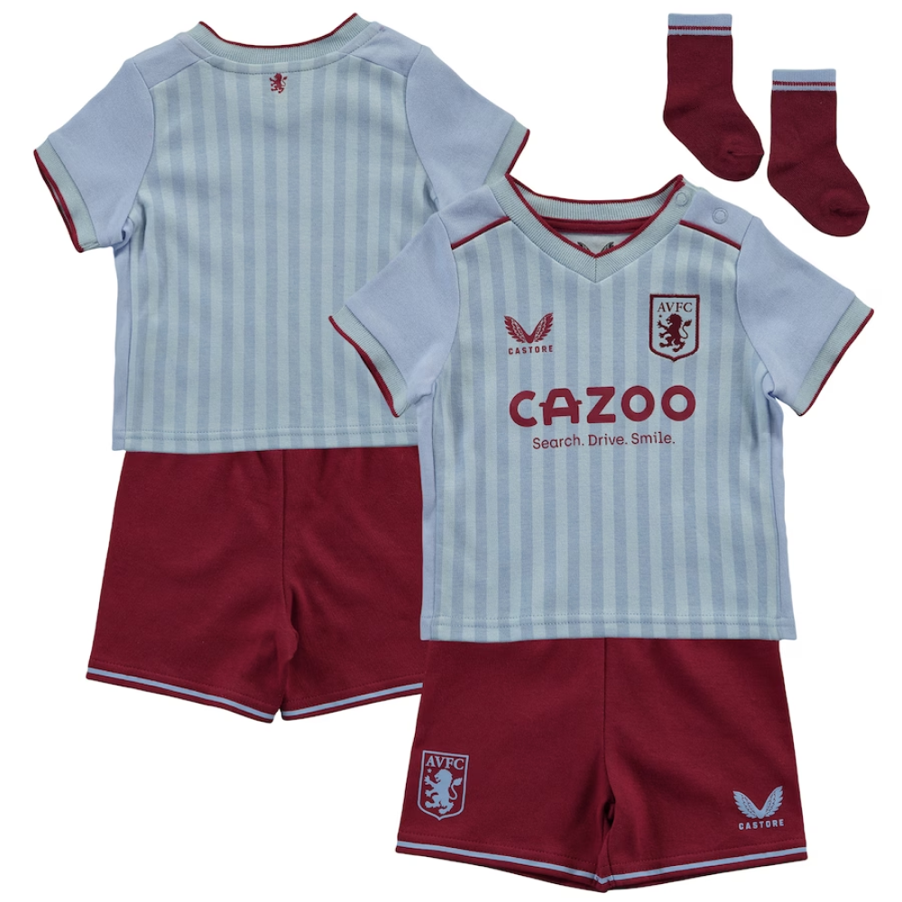 9x Aston Villa Baby Kit Away RRP £40 Only £6.95 each