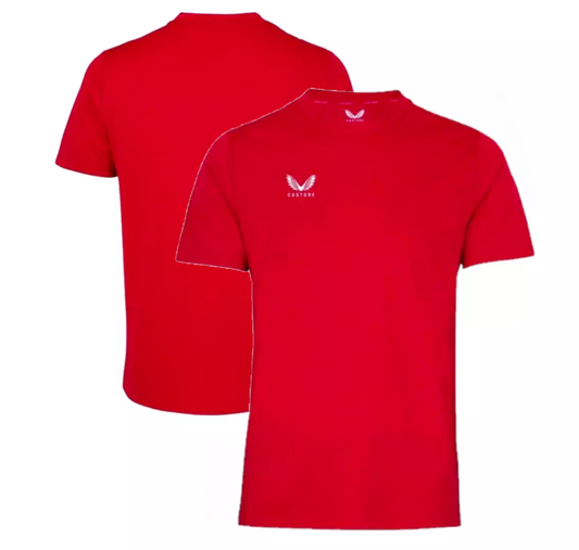 Clearance! Last 28x Castore Kids Red Training Shirts RRP £30 Only £3.00 each