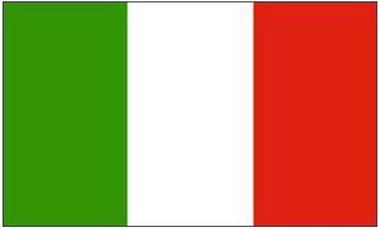 75x Italy National 5x3ft Flags RRP £7 Only £1.00 each