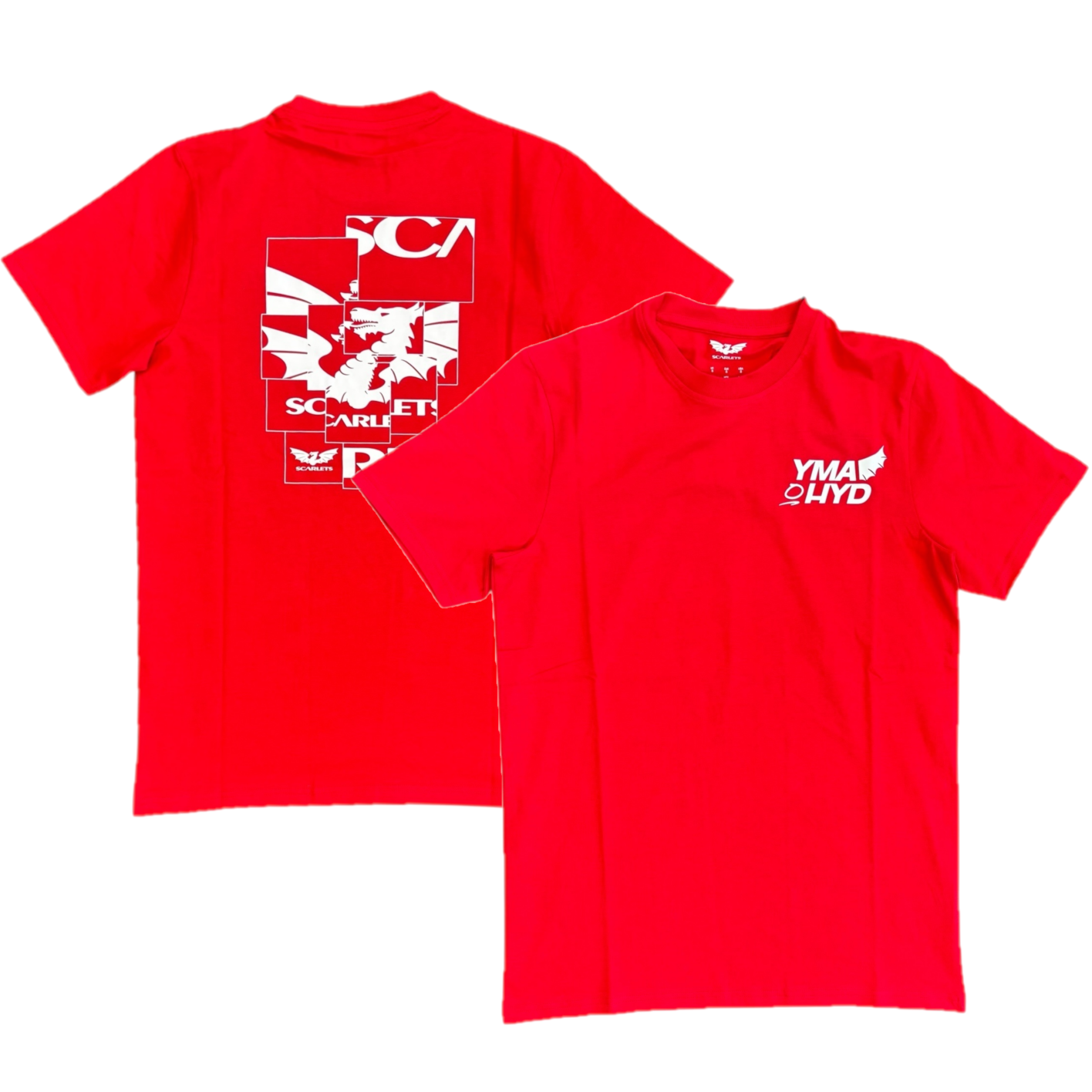 10x Scarlets Rugby Castore Men's T-Shirt RRP £35 Only £7.50 each