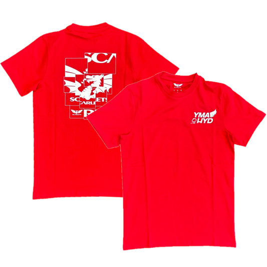 10x Scarlets Rugby Castore Men's T-Shirt RRP £35 Only £7.50 each