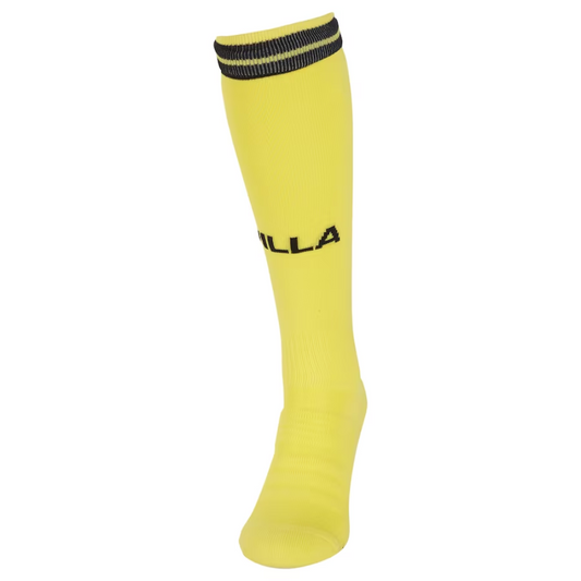 9x Aston Villa Kids Castore Football Socks Yellow RRP £15 Only £1.50 each