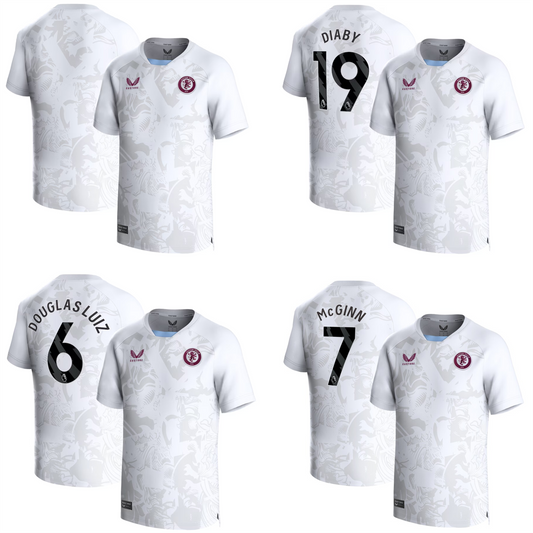 8x Aston Villa Kids Away 23/24 Shirts RRP £50 Only £11.95 each