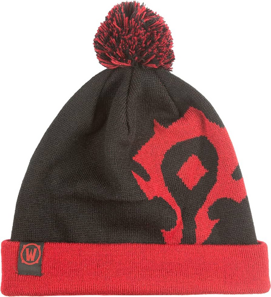 20x World of Warcraft Beanie Horde Black/Red RRP £25 Only £1.50 each