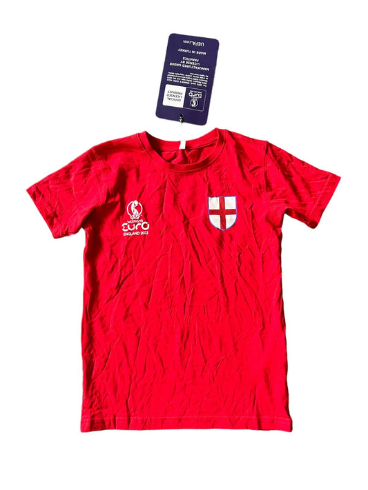 97x Football Euro 2022 England Kids Red T-Shirt RRP £20 Only 60p each