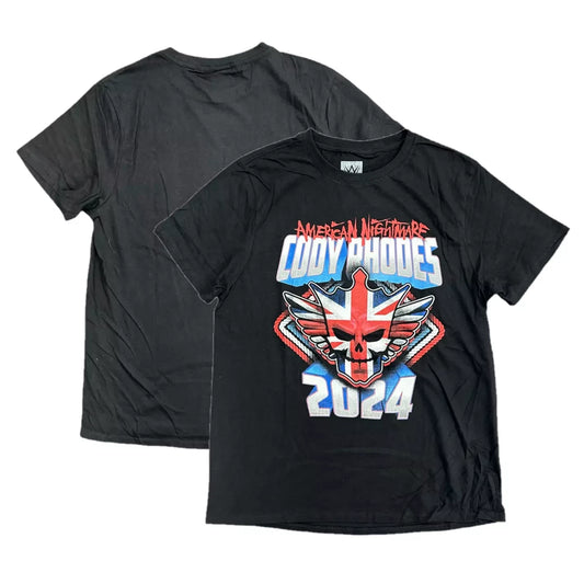 Clearance! 50x WWE Cody Rhodes Mens UK Tour T-Shirts RRP £30 Only £1.50 + VAT each