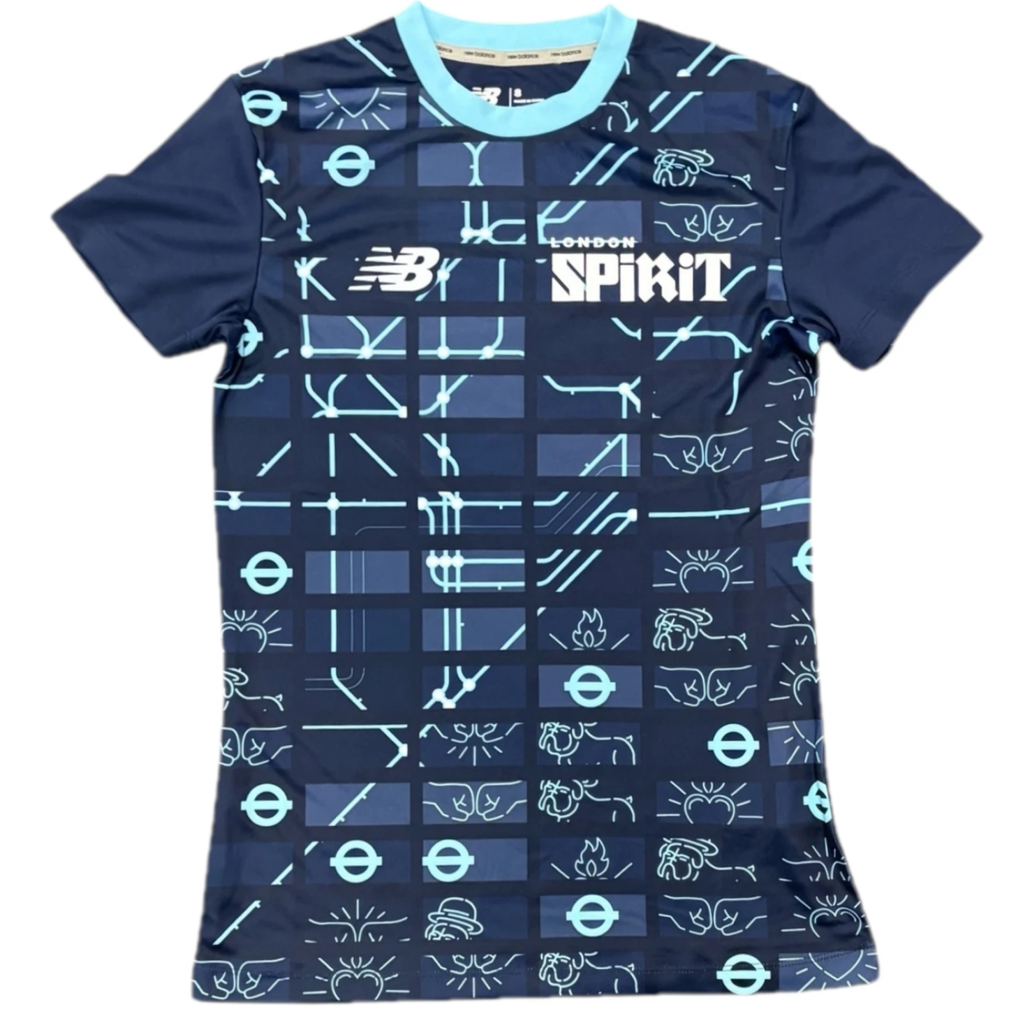 5x London Spirit T-Shirt New Balance Women's Cricket Training Jersey Top RRP £50 Only £6 + VAT Each