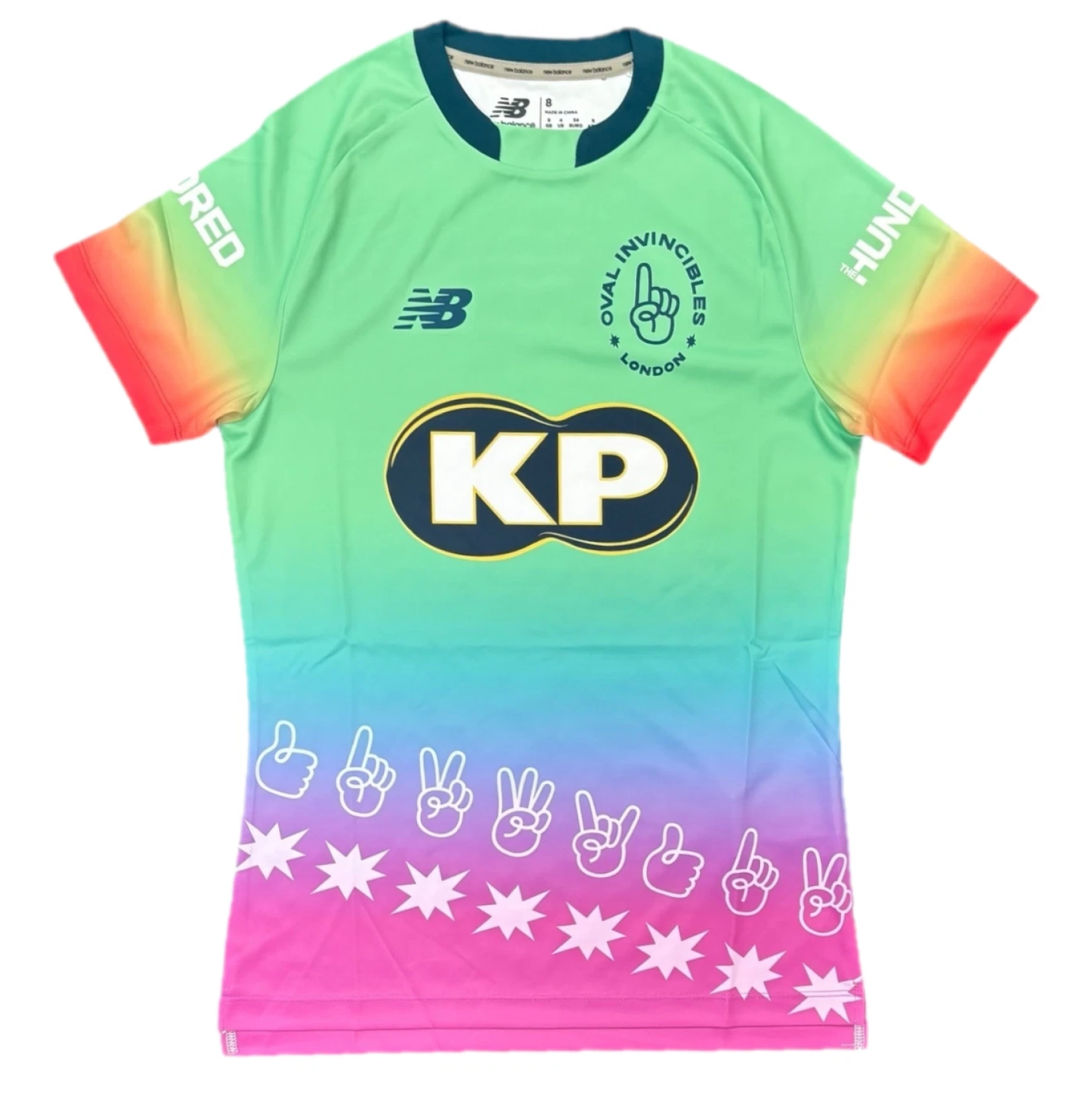 5x Oval Invincibles Shirt New Balance Women's Cricket SS Jersey Top RRP £50 Only £6 + VAT Each