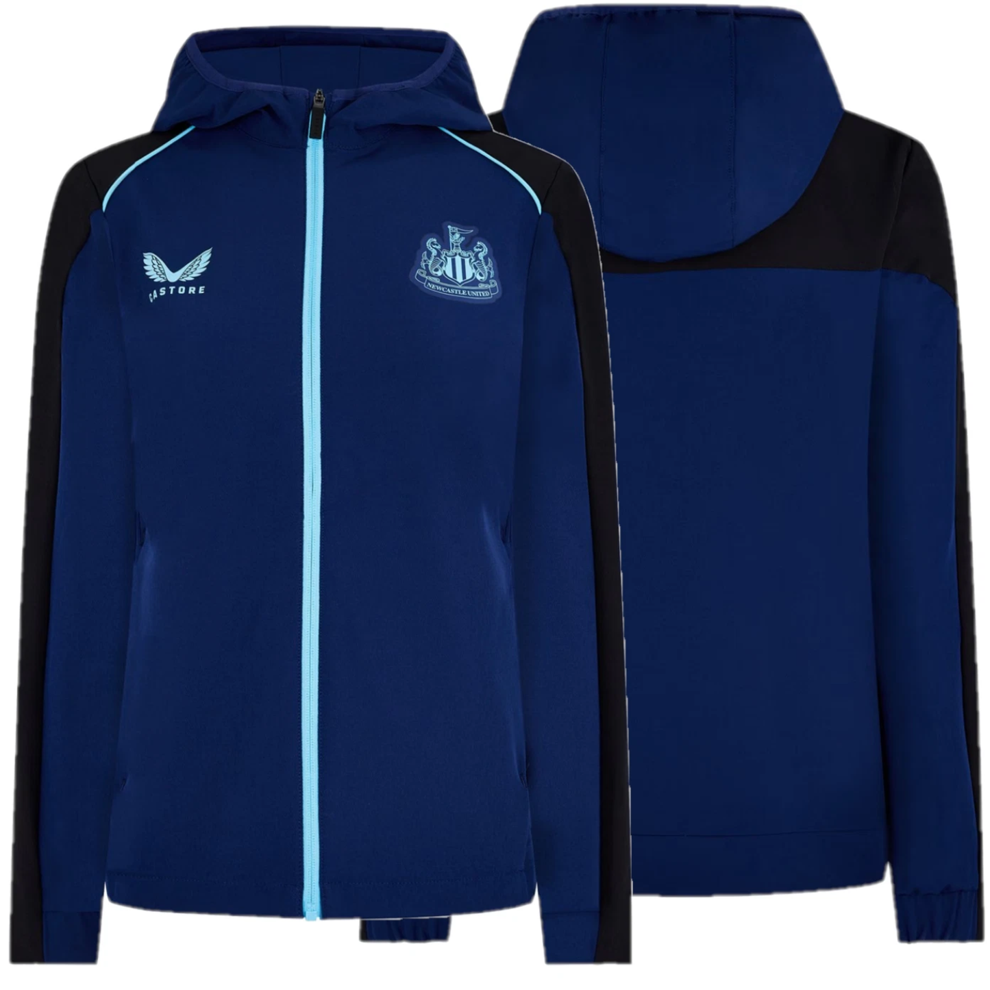 5x Newcastle United Castore Travel Jacket Kid's Football Navy Training Top RRP £60 Only £10