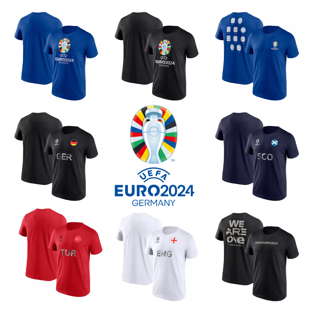 50x Euro 24 Adults T-Shirts Only £2.00 + VAT per Unit