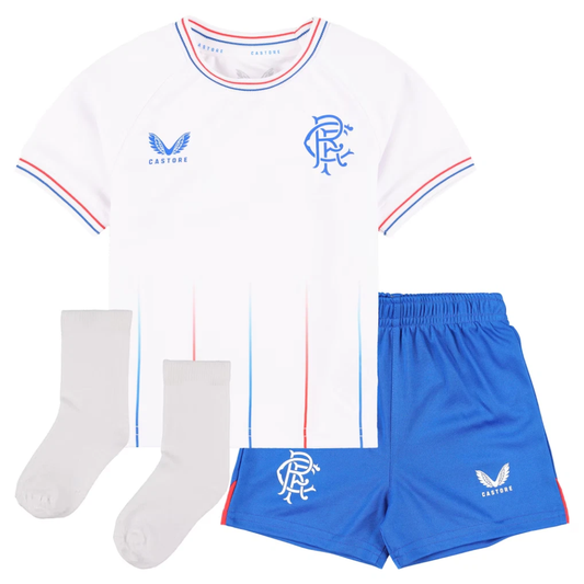 5x Rangers Baby Away Kit Castore 23/24 Football Mini Kit Set RRP £30 Only £5