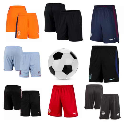 50x Kids Branded Football Shorts Mix Only £3.50 per Unit