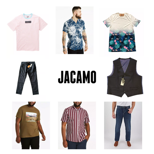 50x Jacamo Men's Clothing Parcel Our Price Only £3.00 + VAT per Unit