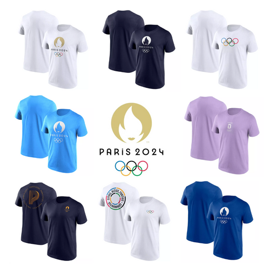 50x Paris Olympics Adults T-Shirts Only £2.50 + VAT per Unit