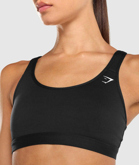 19x Gymshark Scoop Neck Sports Bra Black RRP £30 Only £6.95 each