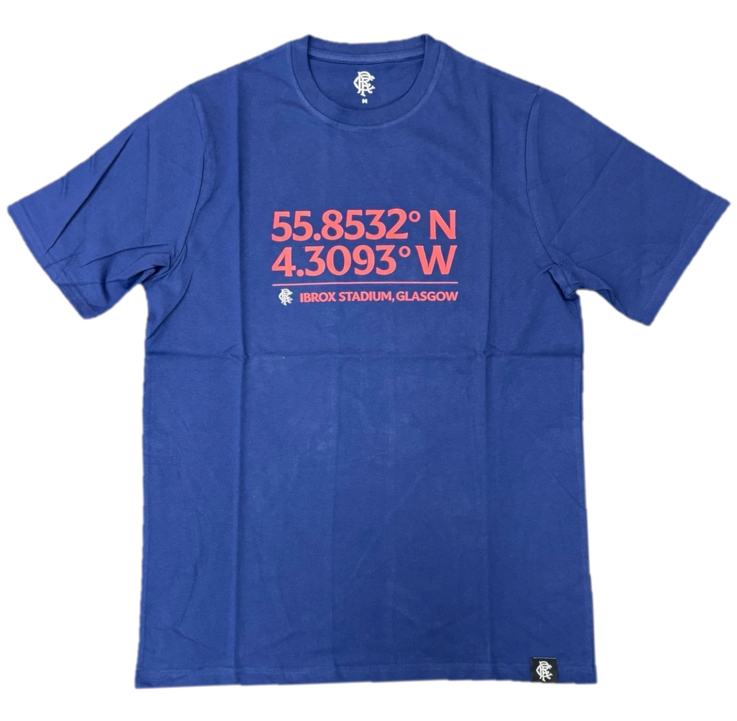 5x Rangers Men's Navy T-Shirt Castore Football Contemporary Depths Cotton Top RRP £30 Only £5 + VAT Each