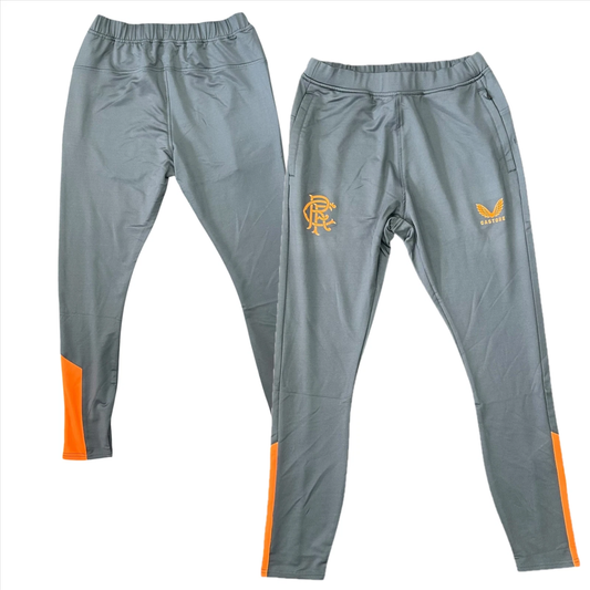 8x Rangers Football Men's Trousers Castore Coaches Training Joggers Pants RRP £60 Only £8 + VAT Each