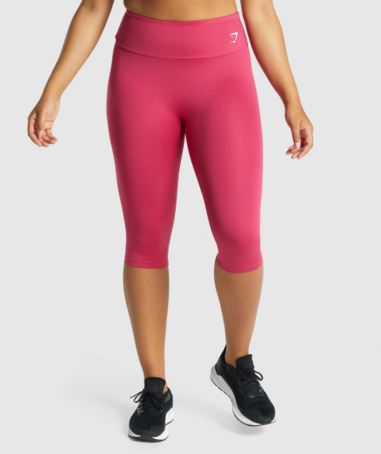 20x Gymshark Cropped Training Leggings Raspberry RRP £25 Only £6.95 each