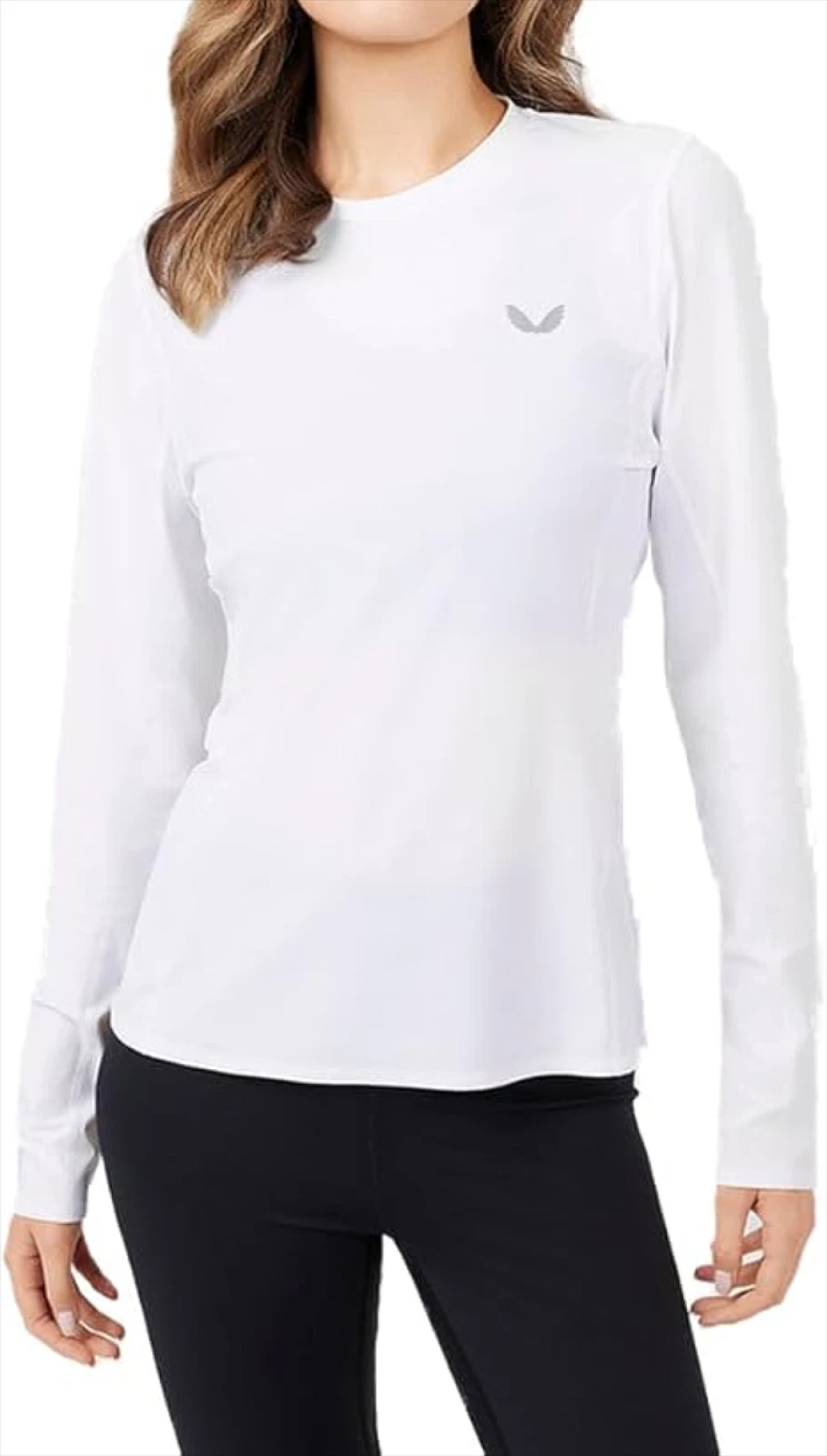 5x Castore Women's Training T-Shirt White Long Sleeve Baselayer Top RRP £35 Only £5 + VAT Each
