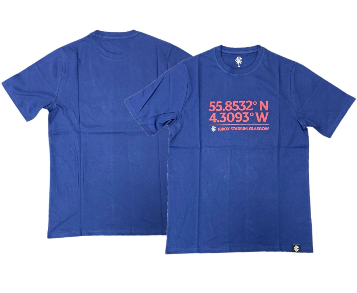 5x Rangers Men's Navy T-Shirt Castore Football Contemporary Depths Cotton Top RRP £30 Only £5 + VAT Each