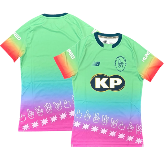 5x Oval Invincibles Shirt New Balance Women's Cricket SS Jersey Top RRP £50 Only £6 + VAT Each