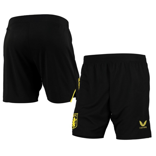 Clearance! Last 18x Castore Kids Villa 3rd Football Shorts RRP £30 Only £3.00 each