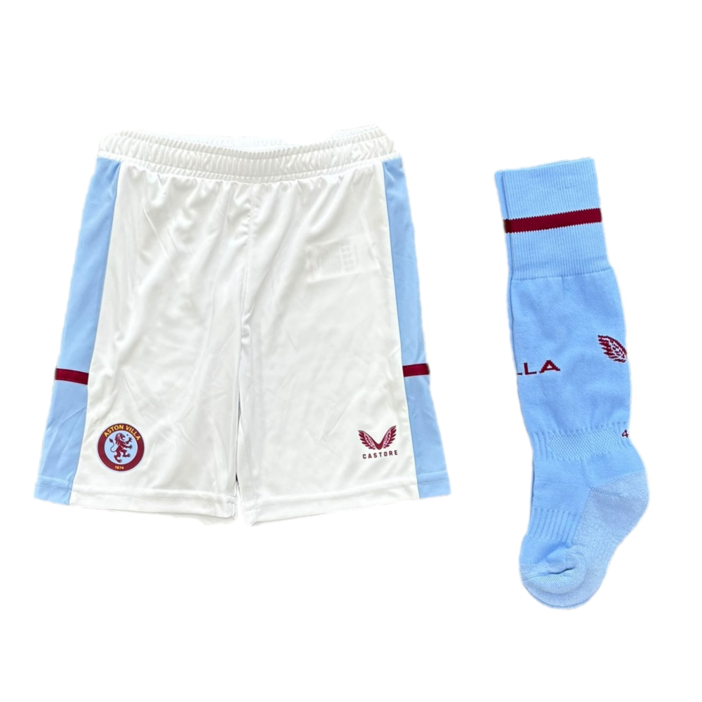 14x Aston Villa Kids Football Shorts + Socks Sets RRP £25 Only £3.95 each