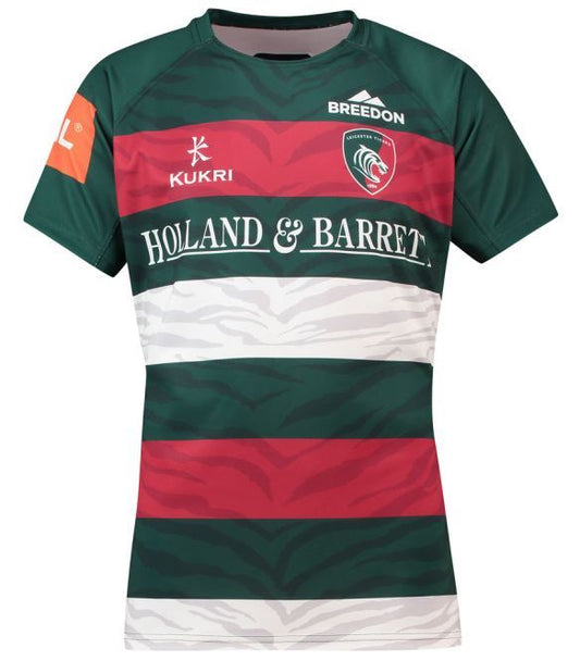 20x Leicester Tigers Rugby Men's Kukri 2018-19 Home Shirt - Green Only £7.50 + VAT per Unit RRP £50