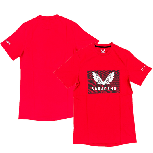 10x Saracens Rugby Castore Men's T-Shirt RRP £35 Only £6.00 each