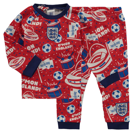 20x England Baby Football Pyjamas RRP £20 Only £4.95 each