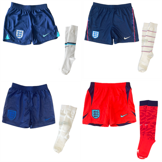 26x England Football Mini Kit Short + Socks Sets RRP £20 Only £3.95 each