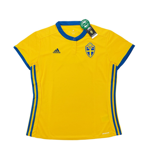 52x adidas Sweden Womens Home 2018 Football Shirt RRP £40 Only £2.50 each