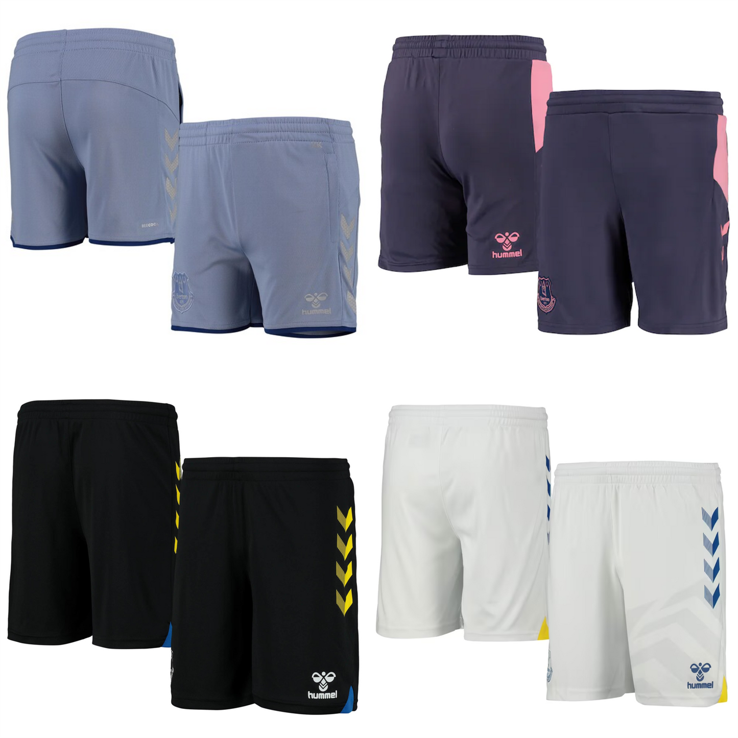 50x Everton Kids Hummel Football Shorts RRP £20 Only £2.50 each